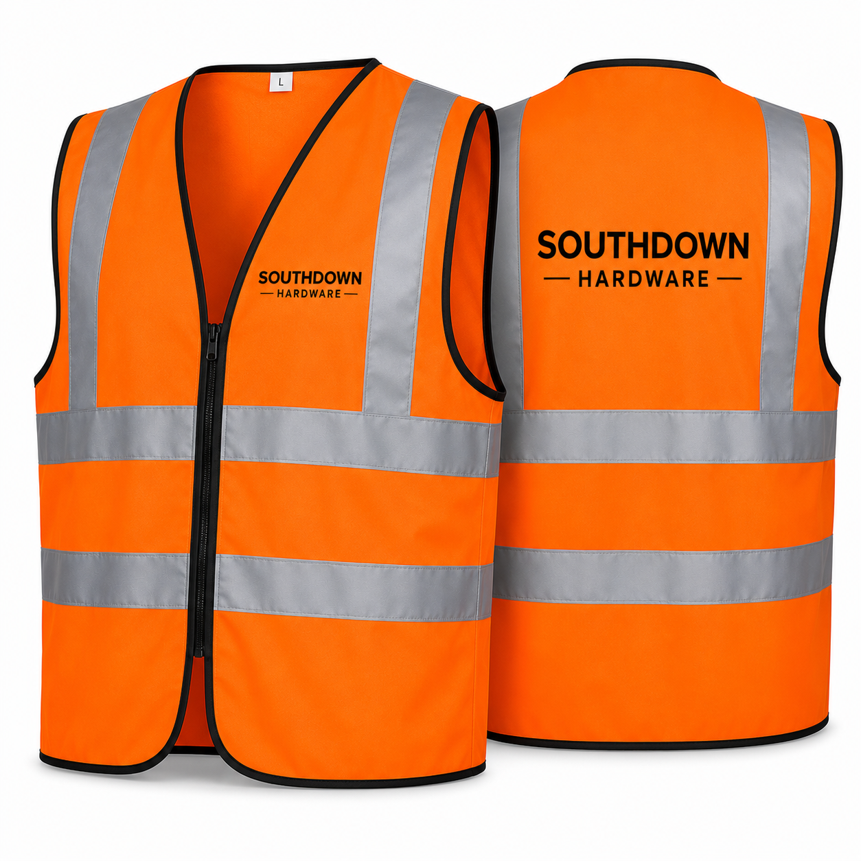 Southdown Hardware Hi-Vis Safety Vest – Reflective High Visibility Work Vest