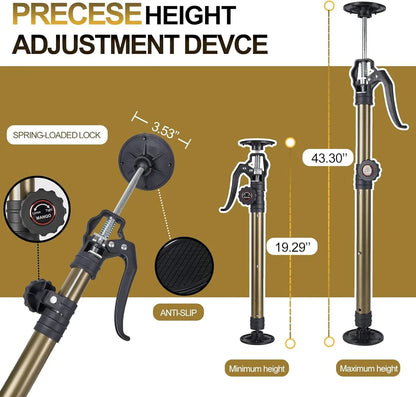MANQO Adjustable Cabinet Support Pole Set 49–110cm – 2 Piece