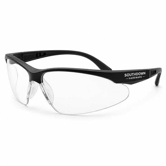 Southdown Hardware Safety Glasses – Clear Protective Eyewear
